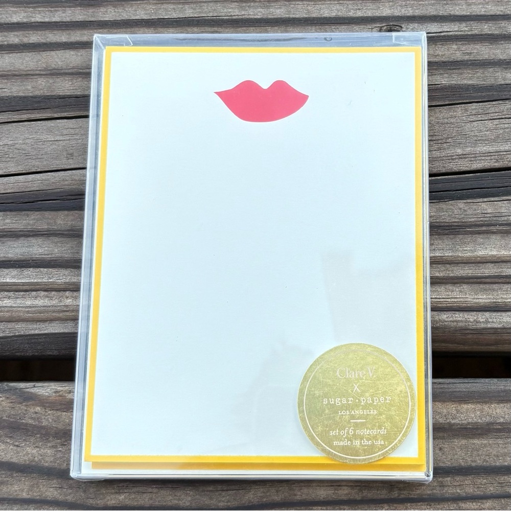 Clare V x sugar paper Los Angeles Notecards